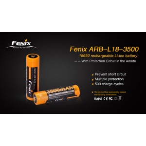 Accu 18650 Fenix 2600mAh - ARB-L18